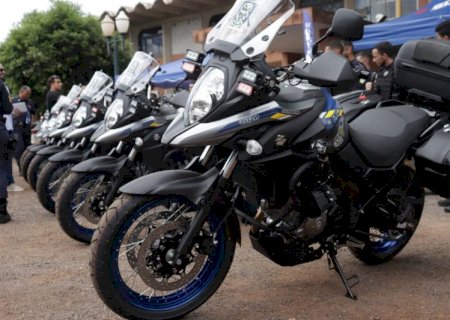 Com recursos próprios, prefeitura compra seis motos para a Guarda Municipal