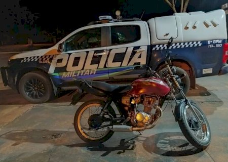 Adolescente de 16 anos é flagrando pilotando motocicleta em Angélica