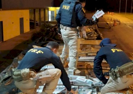 Polícia encontra mais de 5t de agrotóxicos e cigarros contrabandeados na BR-163