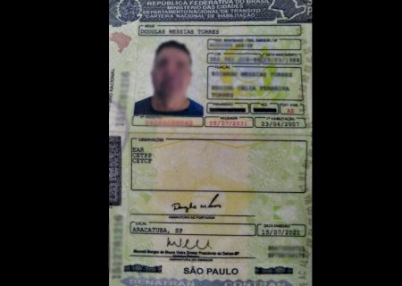 Foragido do semiaberto desde 2020 é capturado usando CNH falsa