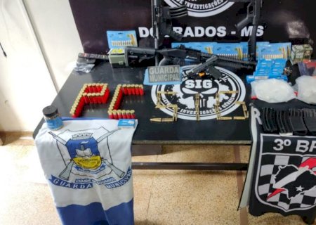 Polícia esclarece furto de metralhadora e desmantela quadrilha em Dourados