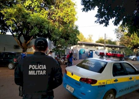 A Polícia Militar em Dourados, através da 9ªCIPM realiza Patrulhamento Escolar preventivo
