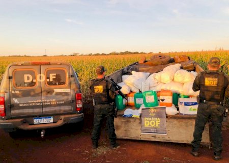 Polícia apreende carga de defensivo agrícola contrabandeado avaliado em quase R$ 4 milhões