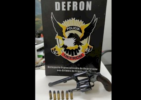 Civil apreende arma de fogo e munições durante abordagem em distrito