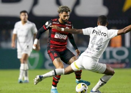 Em clima de Libertadores, Flamengo encara Santos pelo Brasileirão