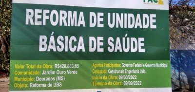 Reforma da UBS do Jardim Ouro Verde completa um mês de atraso sem resposta