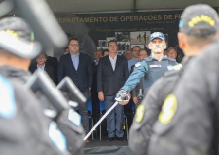 DOF garante a segurança de todo Brasil, diz Eduardo Riedel em troca de comando