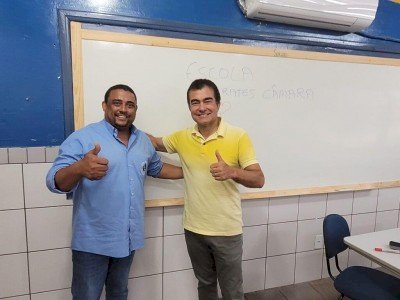 Recurso destinado por Marçal garante novas lousas para a escola Sócrates Câmara