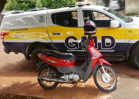 Guarda Municipal Recupera Honda Biz Furtada