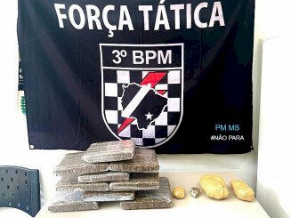 Adolescente é apreendido pela Polícia Militar com quase 10 quilos de drogas em Dourados