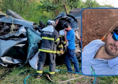 Jovem empresário é a vítima fatal de grave acidente na BR-376 entre Glória de Dourados e Deodápolis