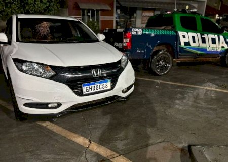 Polícia apreende adolescente e recupera veículo SUV Honda furtado