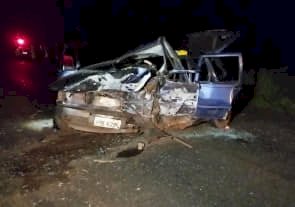Acidente entre carros mata 2 pessoas e deixa outras 5 feridas em Itaporã; 3 crianças estão em estado grave
