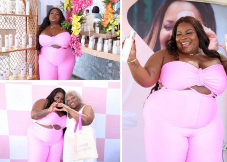 Jojo Todynho se reúne com fãs e divulga marca ‘Grande e Gostosa’