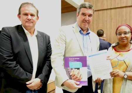 Riedel e assessora especial da ONU discutem soluções para comunidades indígenas