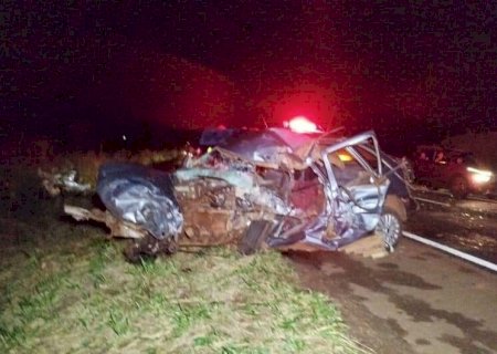 Homem morre preso às ferragens em acidente no trevo de acesso ao Distrito de Indápolis