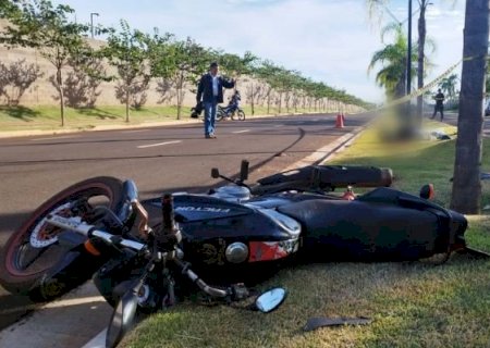 Motociclista sofre acidente em avenida de condomínio de luxo e morre
