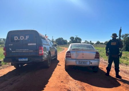 DOF Recupera Carro Furtado no Paraná em Iguatemi