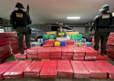 Polícia prende duas pessoas e apreende mais de 4t de maconha no Itahum