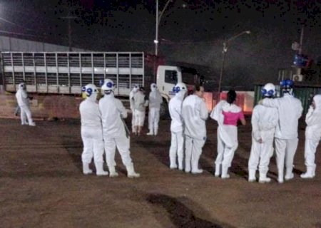 Vazamento de amônia em frigorífico de Dourados deixa 15 trabalhadores feridos