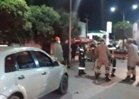 Crianças são atingidas por veículo enquanto andavam de bicicleta