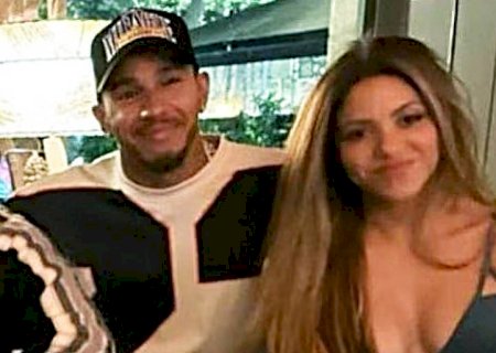 Shakira e Lewis Hamilton jantam juntos após cantora acompanhar corrida de automobilista