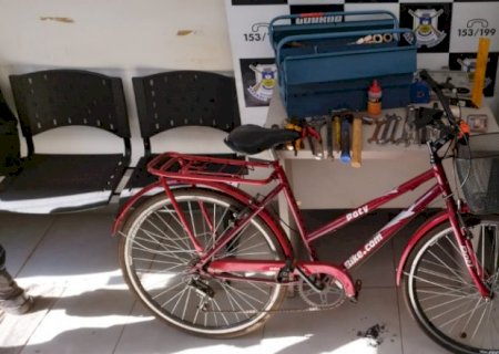 Dois são presos por furtos de bicicletas em Dourados