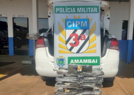 Polícia apreende carga de maconha avaliada em mais de R$ 350 mil