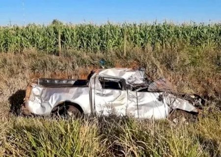Estudante de Medicina perde controle e morre ao capotar camionete
