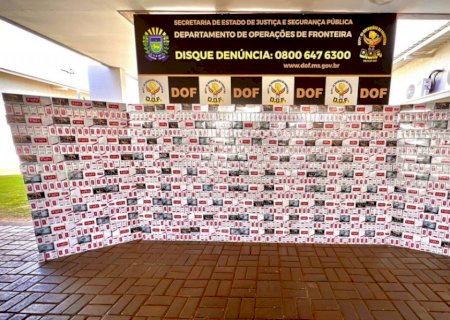 DOF fecha depósito e apreende quase 2 mil pacotes de cigarros em Dourados