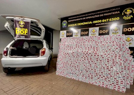 DOF fecha entreposto de cigarro e prende mulher em Dourados