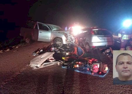Identificada vítima fatal de colisão entre caminhonete e carro de passeio na BR-163