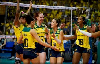 Brasil conquista título antecipado no campeonato Sul-Americano de vôlei feminino