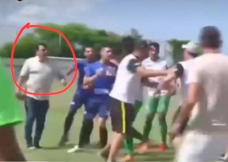 Prefeito de Vicentina causa tumulto em jogo da Copa Assomasul