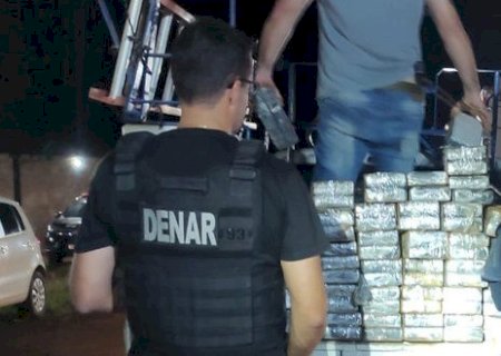 PRF e Denar apreendem 176 quilos de cocaína em Terenos