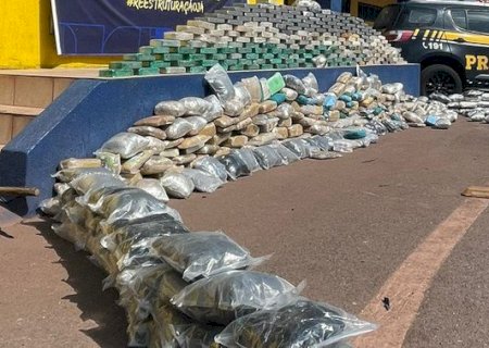 PRF apreende 452 quilos de cocaína e skunk em MS