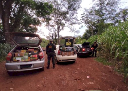 Três veículos com mercadorias ilegais são apreendidos pelo DOF em Maracaju