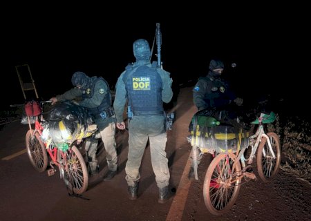 Homem é preso com 40 quilos de drogas em bicicleta em Dourados