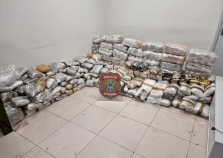 PF apreende 164 quilos de cocaína e 196 de maconha em Corumbá