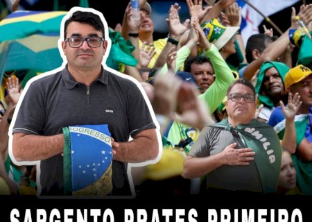 Sargento Prates em Ato de Coragem se Tornou a Primeira Pessoa a Chegar na Paulista Para as Manifestações Convocada por Bolsonaro