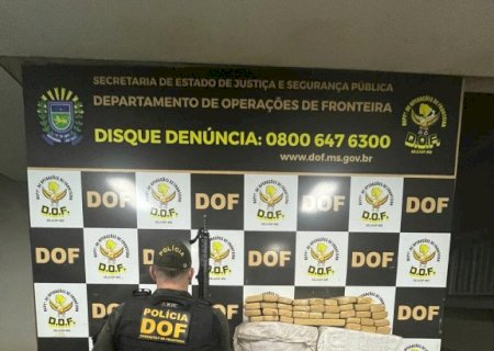 Homem é preso com quase R$ 700 mil em maconha em Dourados