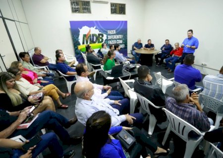 MDB reúne filiados em Dourados, mas não fala sobre candidatura a prefeito