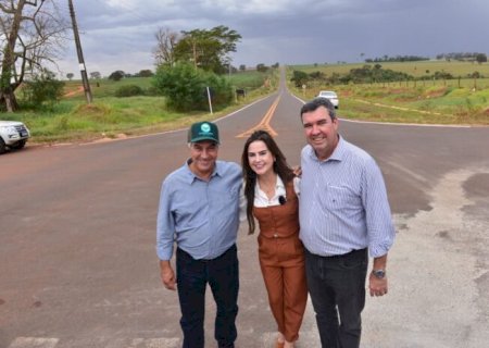 Juntos Reinaldo e Riedel entregam três rodovias no Sul do Estado