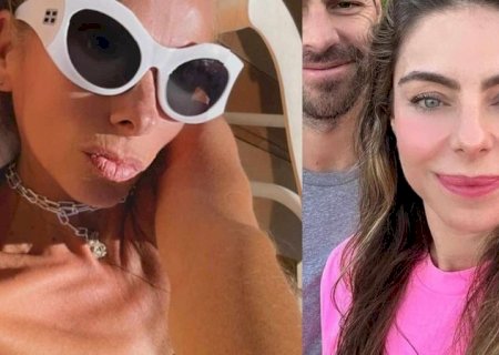 Adriane Galisteu choca Daniella Cicarelli com sua barriga: 'Seca'