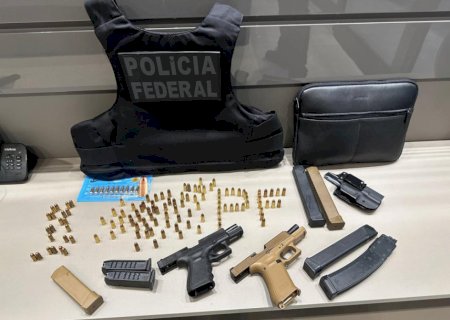 Empresário de Dourados investigado por tráfico é preso com duas pistolas