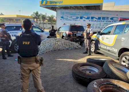 Morador em Dourados é preso em SP com 200 quilos de cocaína nos pneus de carreta