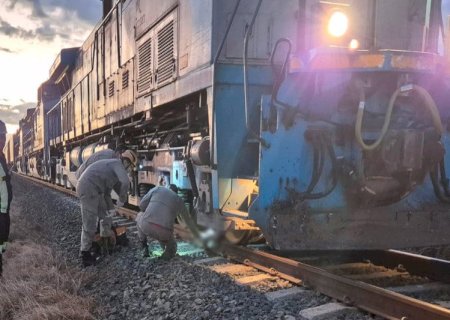 Homem morre atropelado por trem em cidade de MS