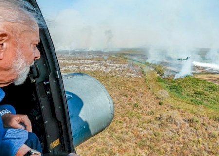 Lula visita Corumbá e sanciona lei de combate a incêndios