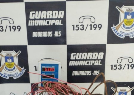 Guarda Municipal prende homem que furtou fios de residência para alugar