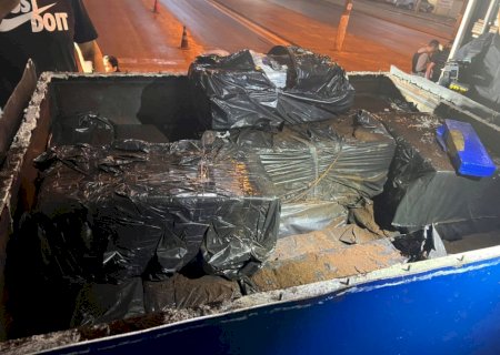 Motorista de carreta é preso com quase 2 toneladas de maconha na BR-163